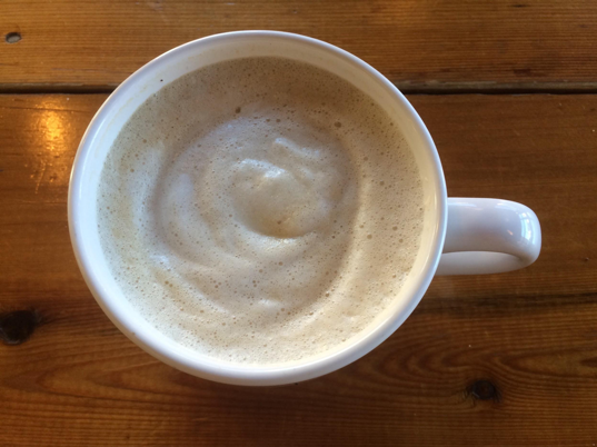Artsy latte picture