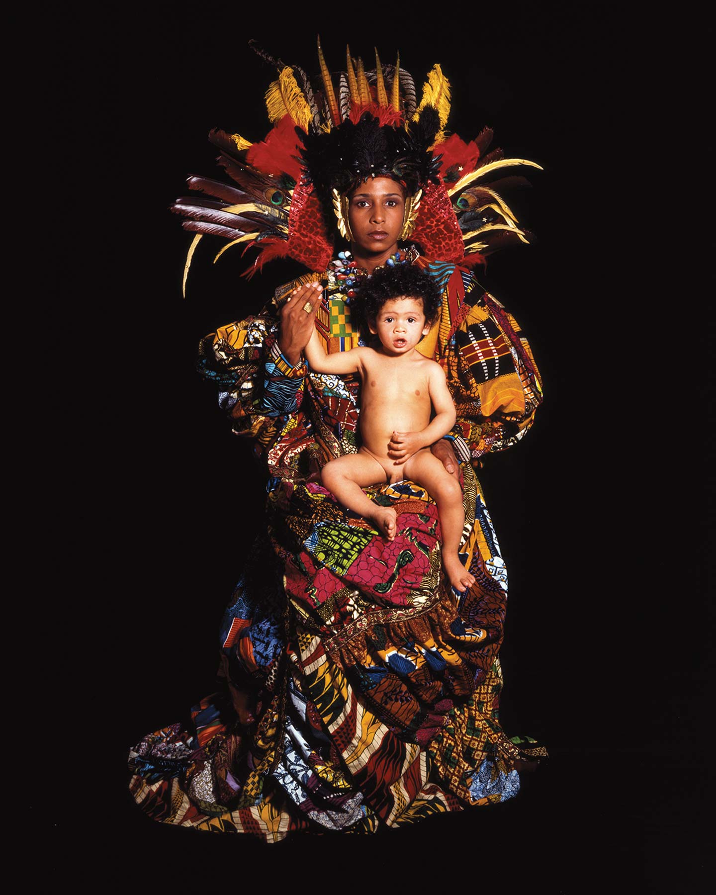 Yo Mamadonna And Child by Renee Cox, 1994, Archival digital ink jet print on Cotton Rag, 48 x 72