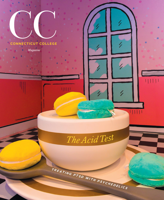 Cover of CC Magazine, Fall 2021, showing an 'Alice in Wonderland' type scene