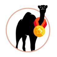 camel-graphic gold medal