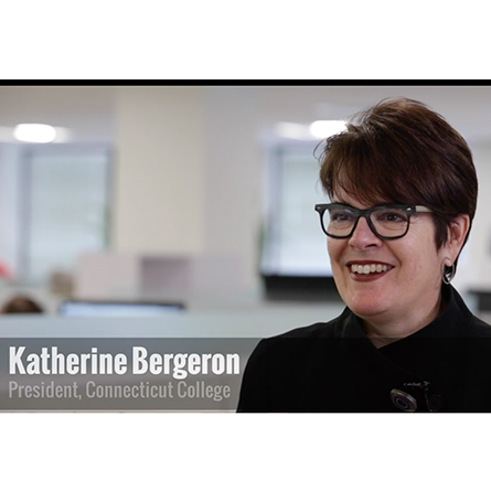President Katherine Bergeron is interviewed by The Chronicle of Higher Education as part of it's 