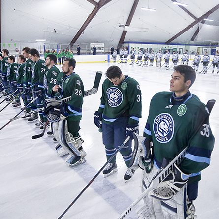 Connecticut College will take on Tufts University at the 6th Annual Green Dot Hockey Game at 7 p.m. on Saturday, Feb. 4, in Dayton Arena.