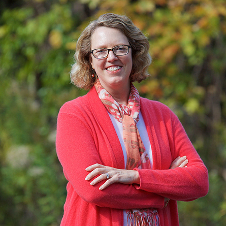 Kay Carlson '88, president and chief executive officer of the Nature Center at Shaker Lakes.