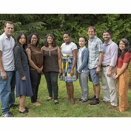 A group shot of the new tenure-track faculty