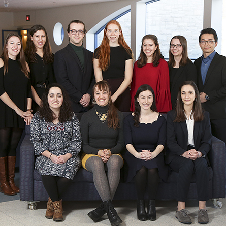 A group portrait of all of the 2019 Winthrop Scholars
