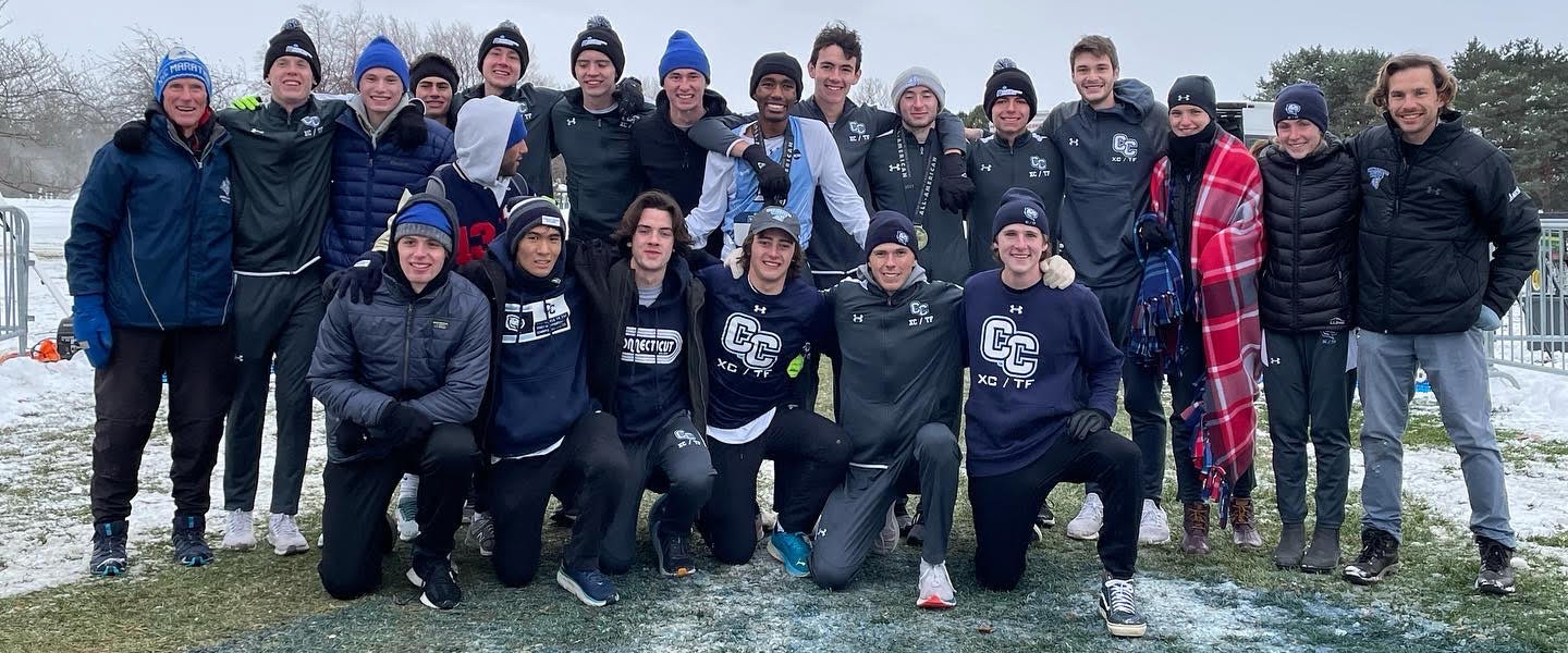 Camel athletes and coaches at the 2022 NCAA Division III Cross Country Championships.