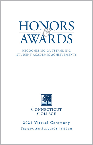 Honors and Awards Program Cover 2021