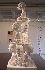 Sculpture by senior art major at Connecticut College